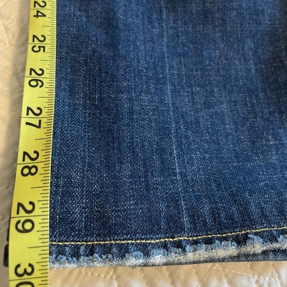 CITIZENS OF HUMANITY Kelly Boot Cut Low Rise Dark Blue Jeans Denim Y2K Womens 29 - Picture 12 of 16